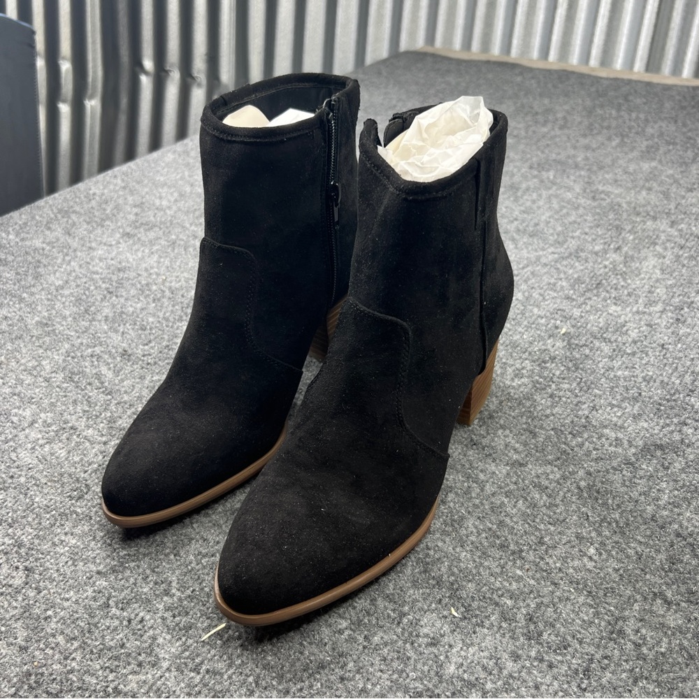CARLOS Carlos Santana brown suede ankle boots booties Sz 8.5